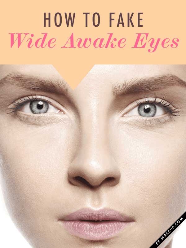 how to fake looking awake
