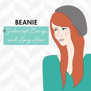 illustration of person wearing a beanie hat