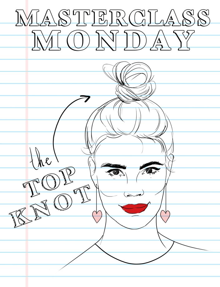How to Create an Effortless Topknot