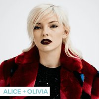 person wearing dark lipstick