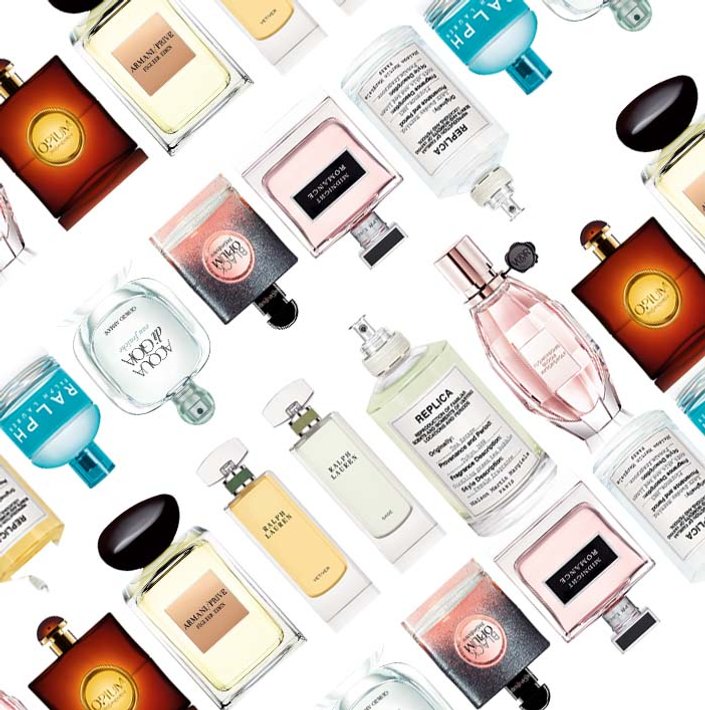 perfume bottles