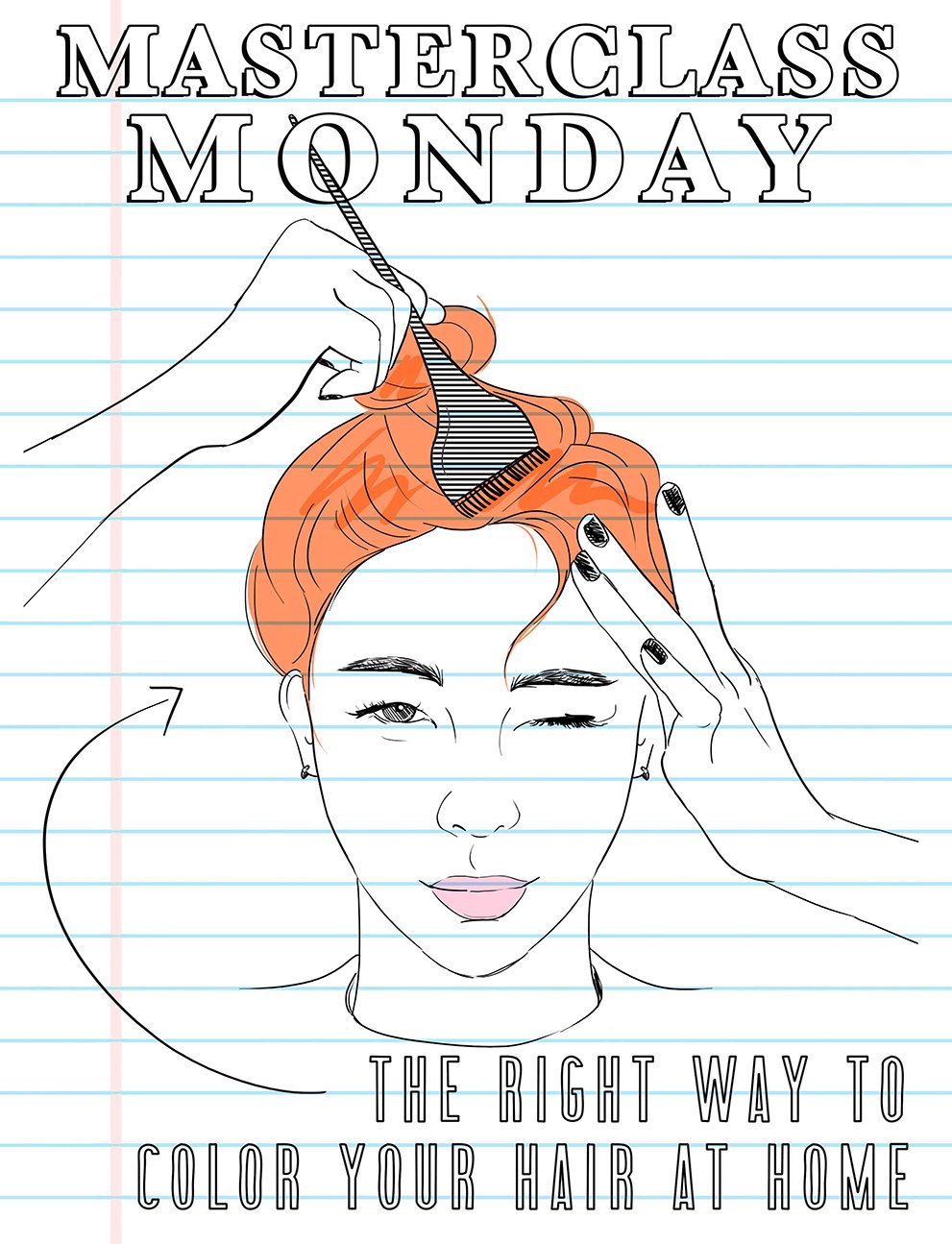 How To Color Your Hair Like A Pro Masterclass Monday Makeup Com