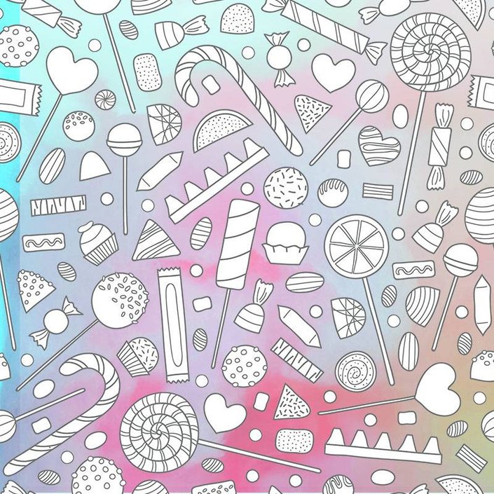 illustration of pieces of candy