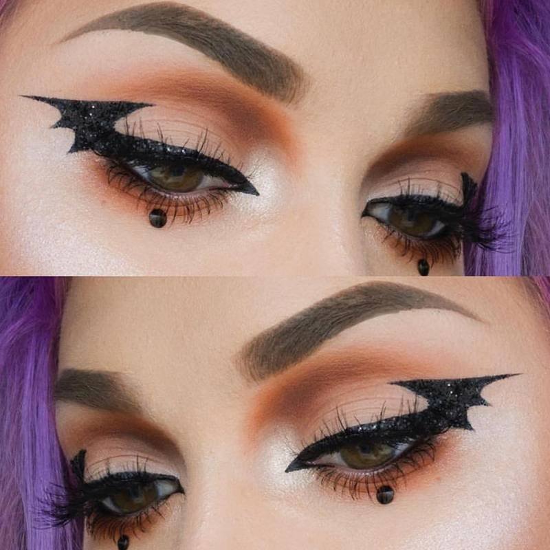 Easy Bat Eyeliner Tutorial For Halloween | Makeup.com