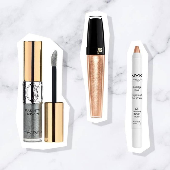YSL Full Metal Shadow, Lancôme Le Metallique, NYX Professional Makeup Jumbo Eye Pencils