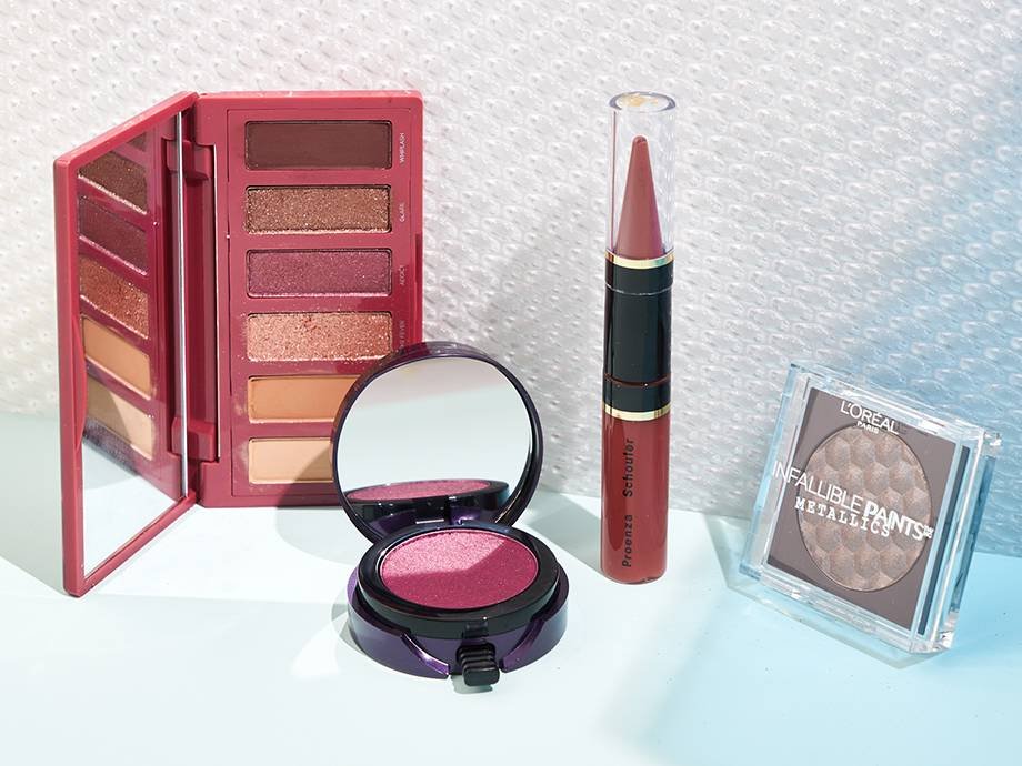 various makeup products