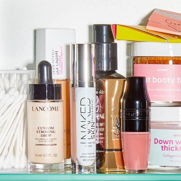 various beauty products