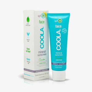 Coola Mineral Face SPF 30 Cucumber Matte Finish Moisturizer