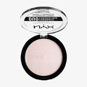 NYX Duo Chromatic Illuminating Powder in Snow Rose