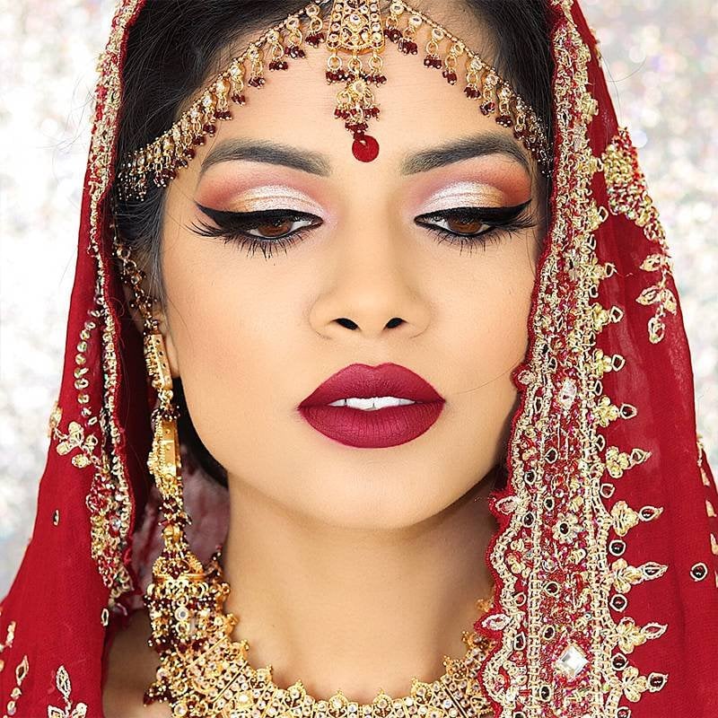Best Indian Bridal Makeup Tutorials With Step By Step Instructions ...