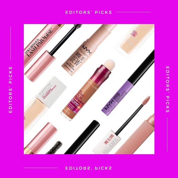 various makeup products