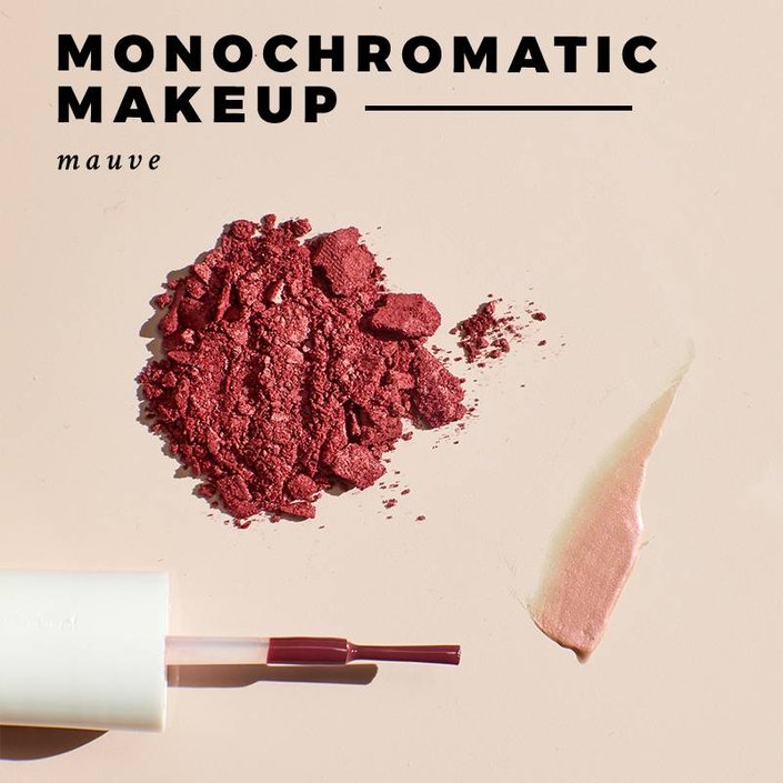 mauve makeup swatches