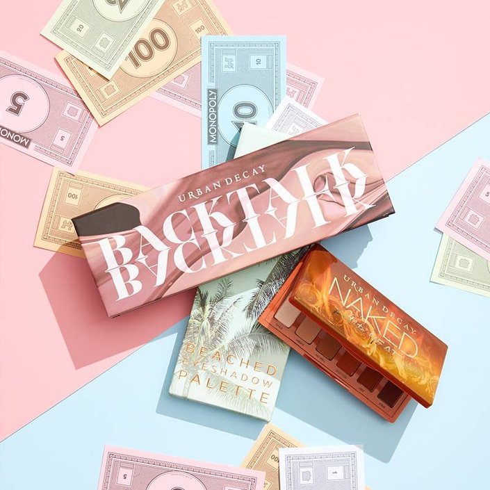 Urban Decay Backtalk Palette, Urban Decay Beached Eyeshadow Palette, Urban Decay Naked Petite Heat Palette