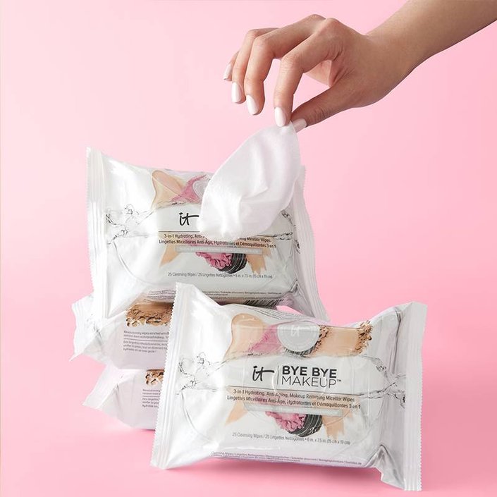 it cosmetics bye bye makeup 3-in-1 wipes