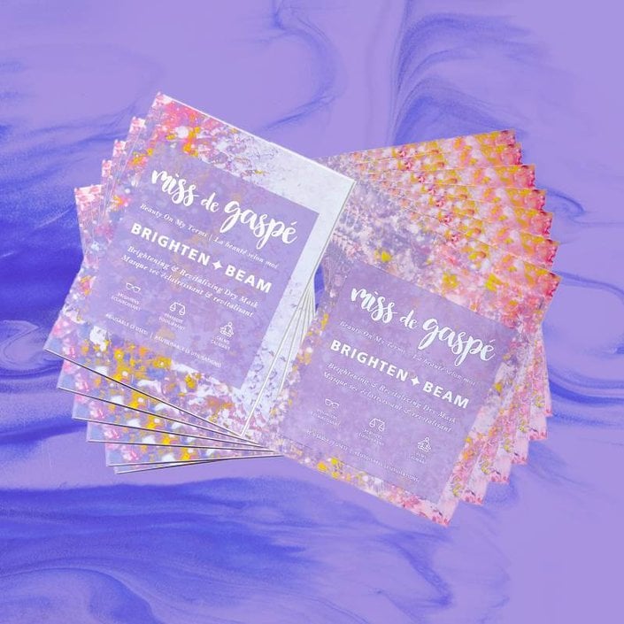 miss de gaspe brighten beam face mask