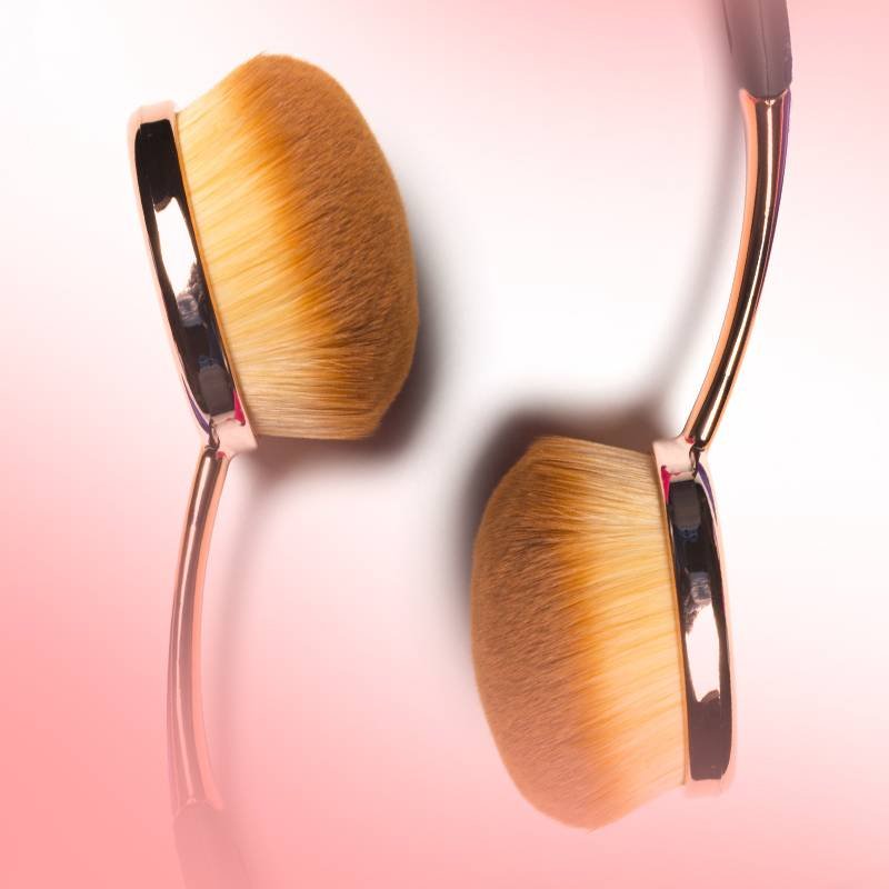How to clean oval makeup sales brushes