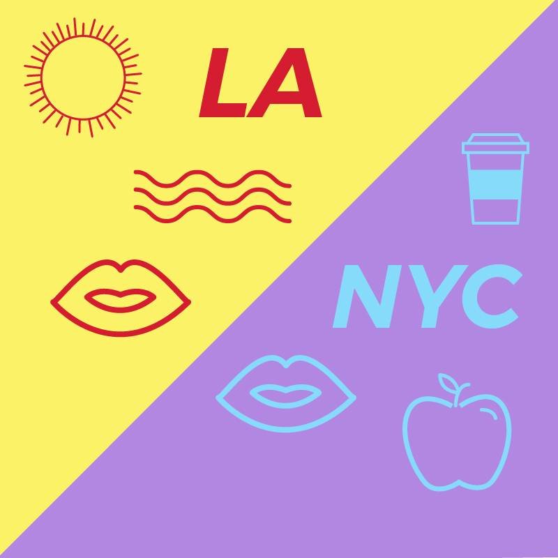 NY vs. LA Makeup