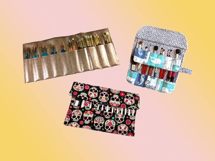 The Best Makeup Brush Rolls on Etsy for All Your Holiday Gifting Needs