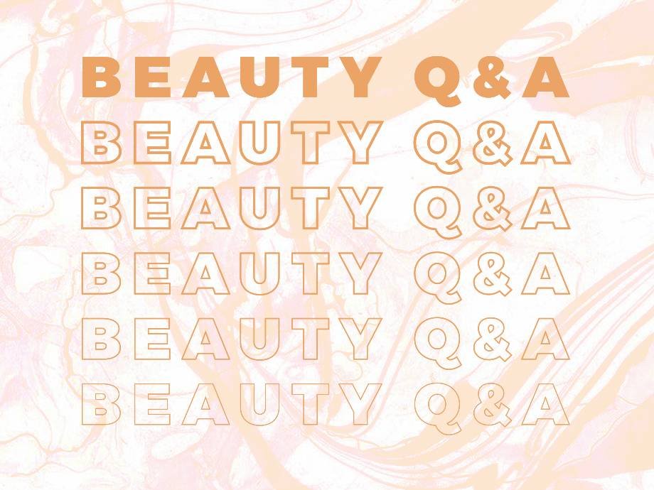 beauty q&a graphic