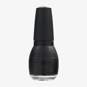 Sinful Colors Black on Black Nail Polish