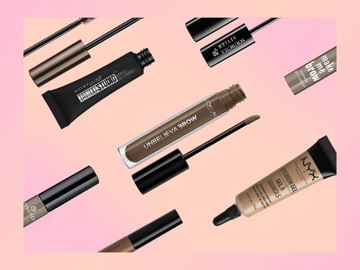 various brow gels
