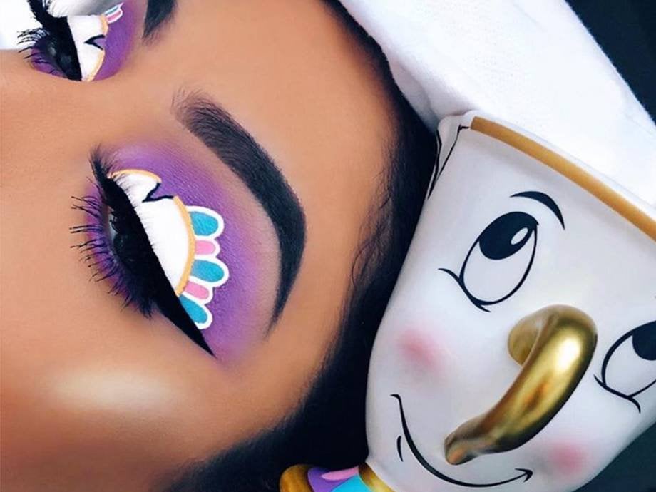 Beauty and the beast makeup hot sale