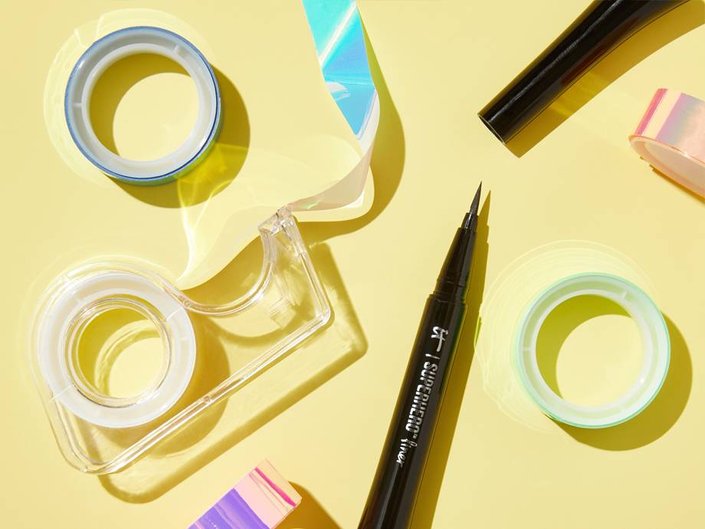 it cosmetics superhero liner and adhesive tape