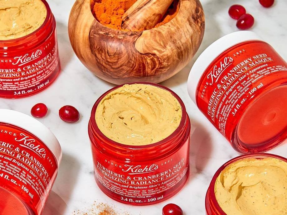 kiehl's turmeric and cranberry seed energizing radiance masque