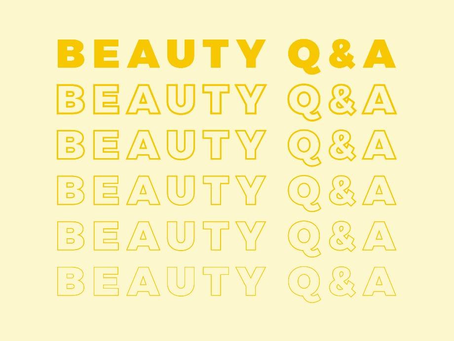 yellow beauty q&a graphic