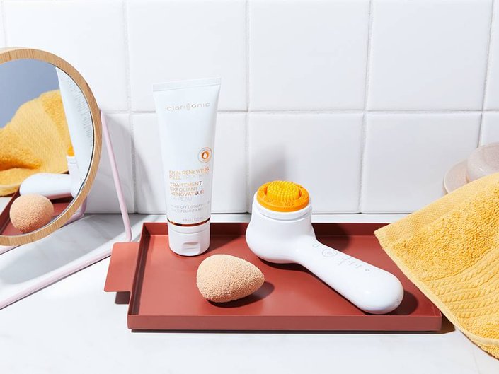 Clarisonic Exfoliating Brush Head and Peel Wash