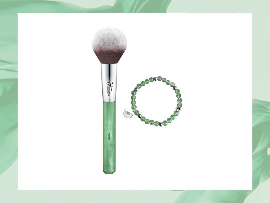  IT Brushes For Ulta Gemstone Brush Therapy Duo in Jade