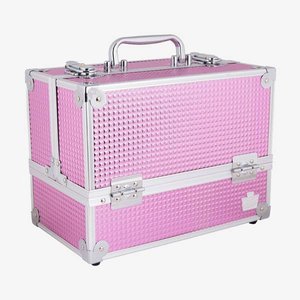 Caboodles Pink Bubble Stylist Train Case
