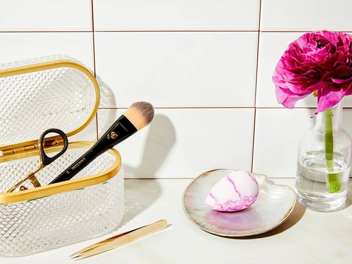 Foundation Brush and Beautyblender