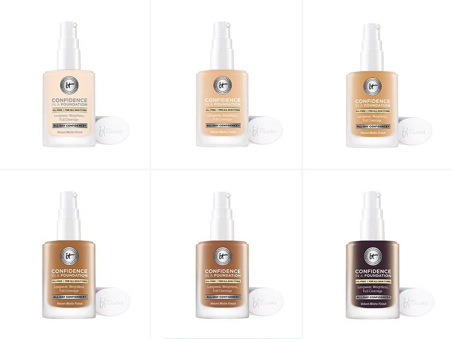 IT Cosmetics Confidence in a Foundation in various shades