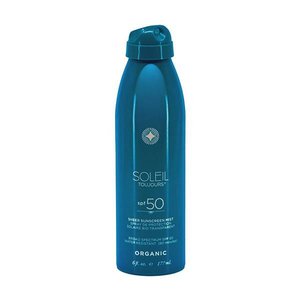 Soleil Organic Sheer Sunscreen Mist SPF 30 Travel