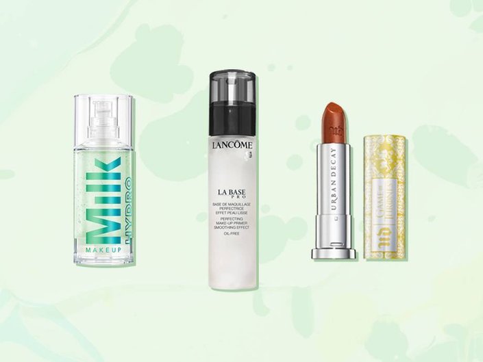 Milk Makeup Hydro Grip Primer, Lancôme La Base Pro Primer, Urban Decay Game of Thrones Vice Lipstick in Sansa Stark