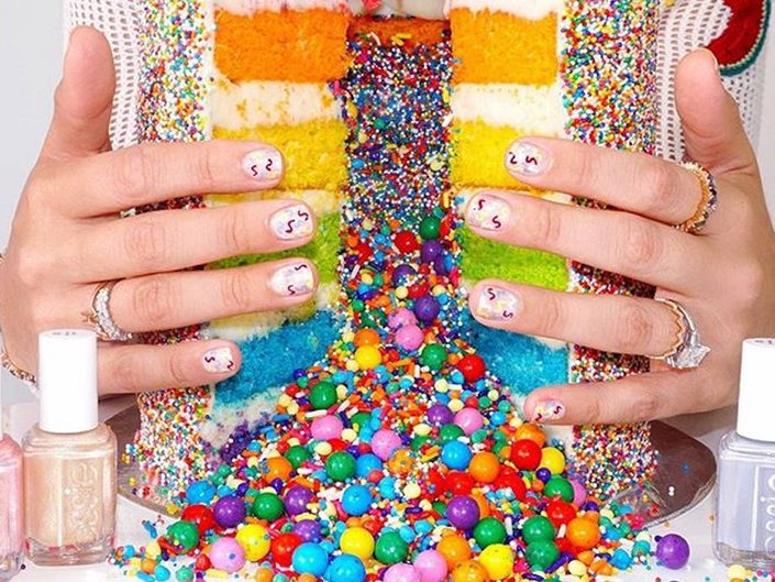 Nail Art Tutorial: A Festive Summer Manicure Courtesy of Miss Pop Nails and Amirah Kassem 