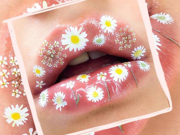 The Latest Floral Lip Trend Circulating IG Is So Stunning It’s Actually Art