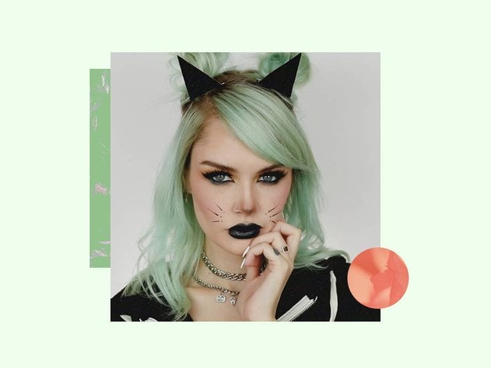 Still Need a Halloween Costume? Try Ashley Feasel’s Cat Makeup Tutorial