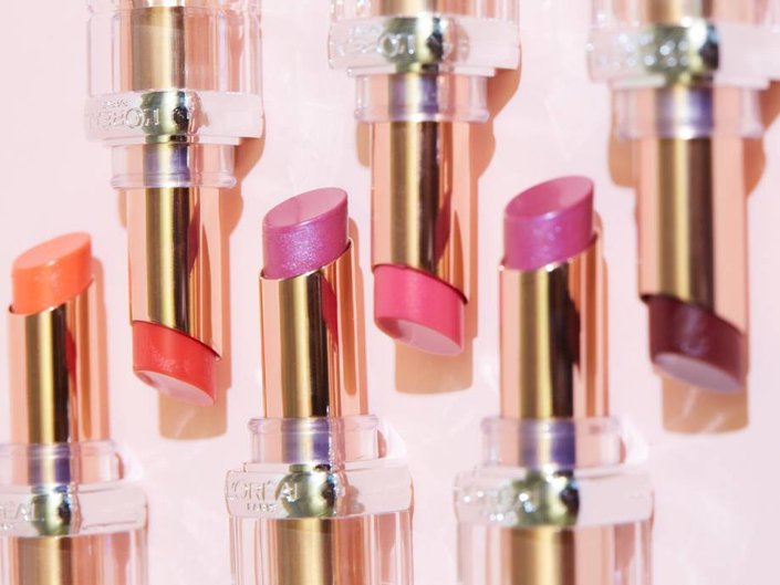 l'oreal paris lipstick in various colors