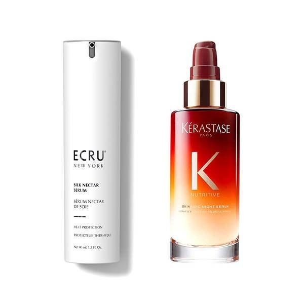 ECRU New York's Silk Nectar Serum and Kérastase Nutritive 8H Magic Night Hair Serum