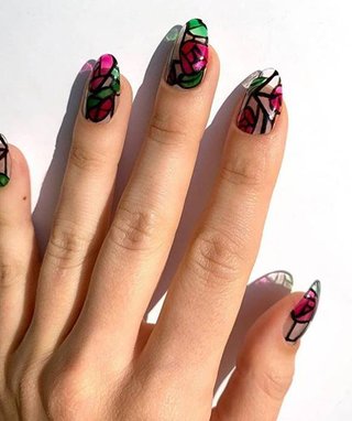 Stained Glass Nail Art Designs to Bring With You to Your Next Mani Appointment  