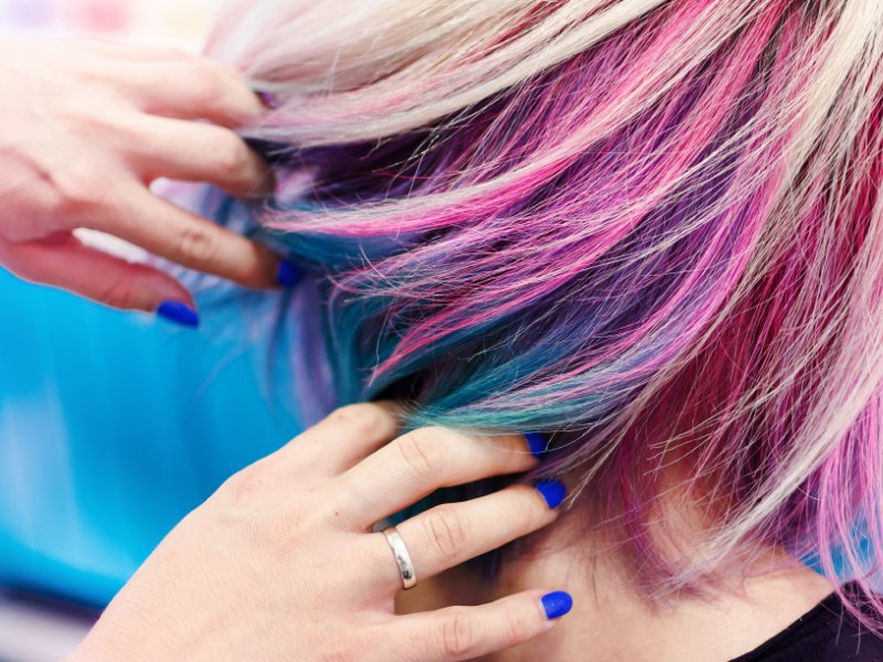 How To Dye Your Hair Multiple Colors At Home By L Oreal Makeup Com