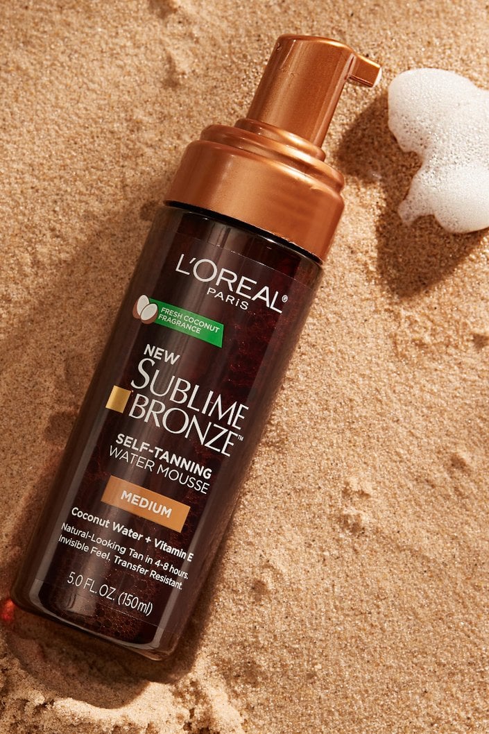 l'oreal paris sublime bronze self-tanning water mousse