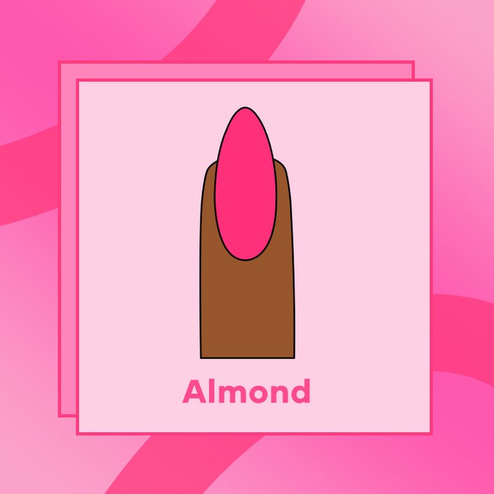 almond nail shape