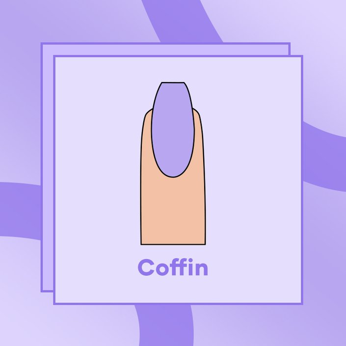 coffin nail shape