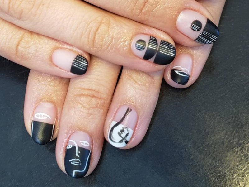 abstract nails