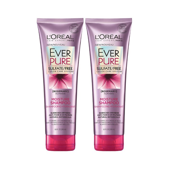 loreal paris ever pure shampoo and conditioner