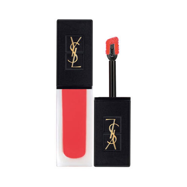 YSL Beauty Tatouage Couture Velvet Cream Liquid Lipstick in Coral Symbol