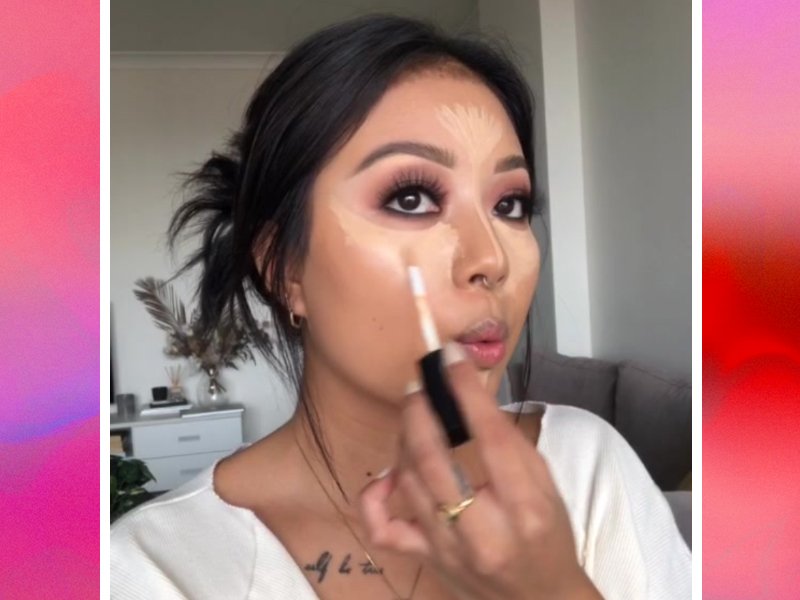 TikTok Contour Shapeshifting Trend
